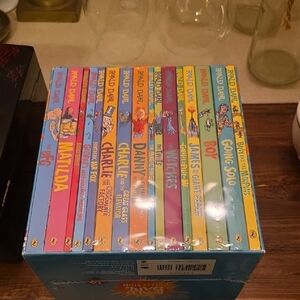 Roald Dahl Paperback Box Set - Colorful Spine Collection New Sealed